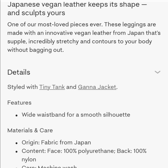 Wilfred Free Daria Pant Vegan Leather - Picture 6 of 6